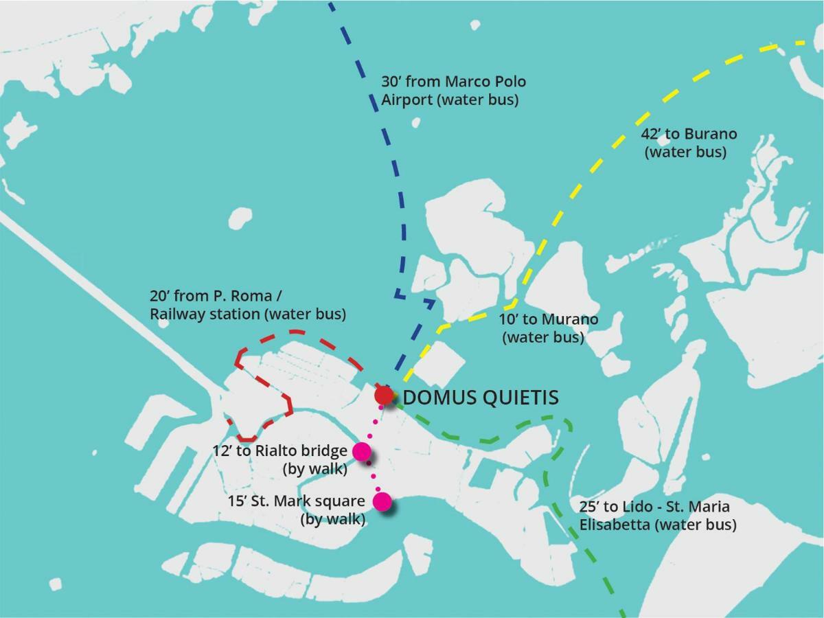 Domus Quietis Lejlighed Venedig Eksteriør billede